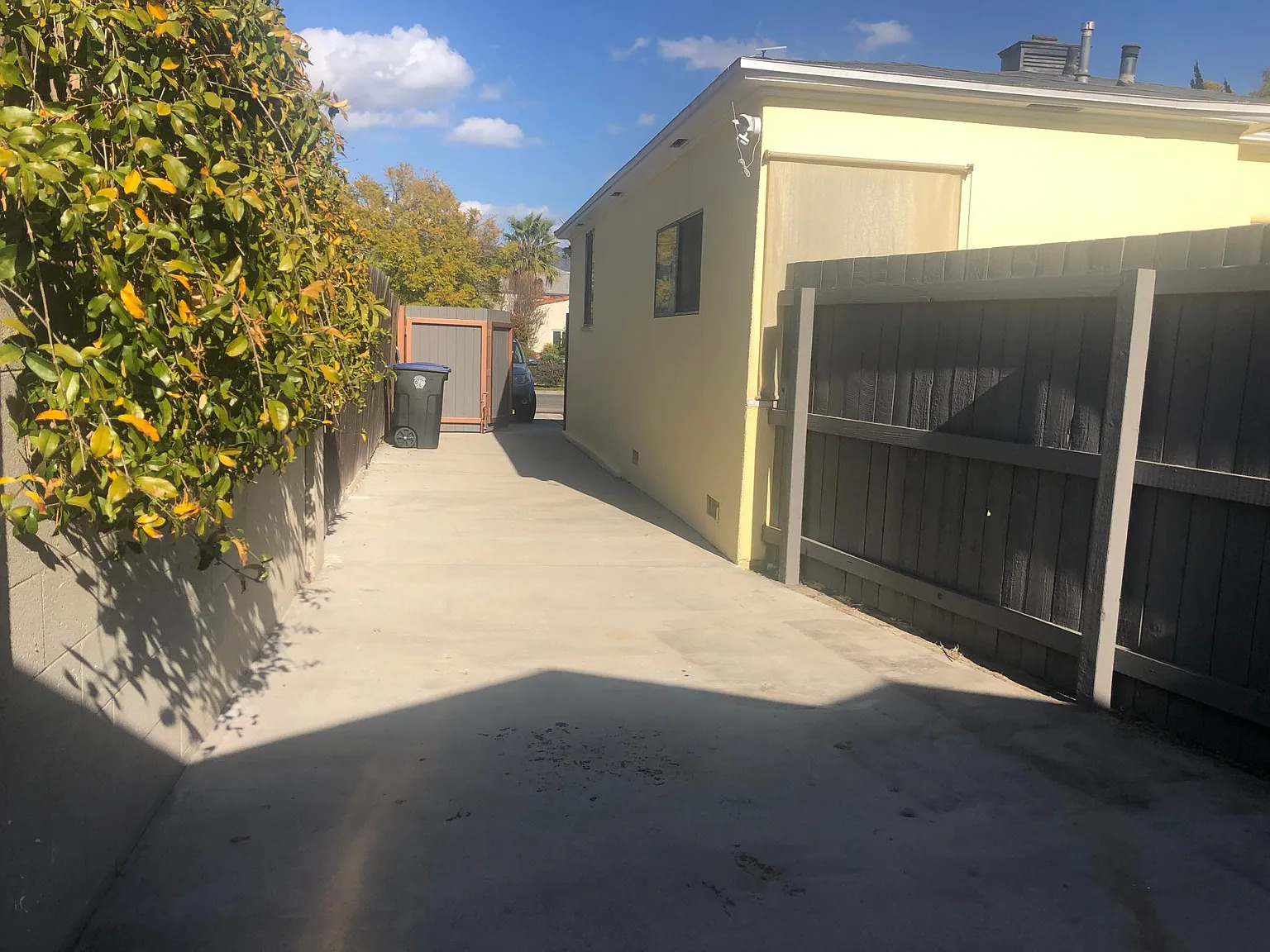 After photo of the outdoor space of an ADU in Los Angeles