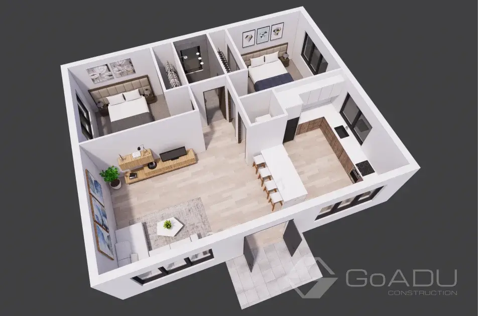 ADU Floor Plan 4: The Perfect Addition to Your Property
